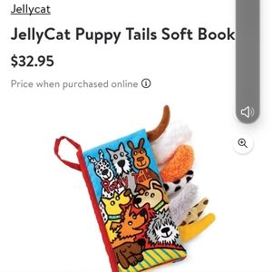 Jellycat puppy tails soft boobs for baby